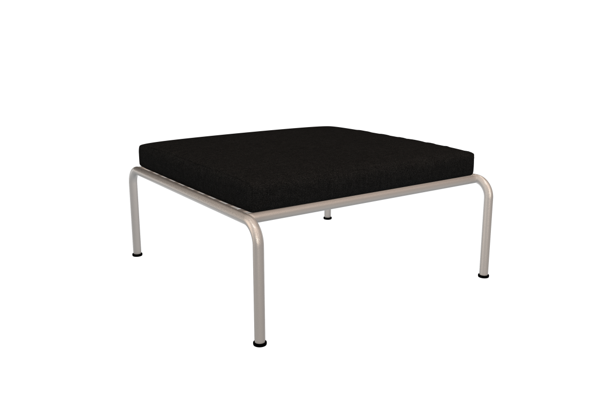 Avon Ottoman, muted white / dark grey basic Avon Ottoman, muted white / dark grey basic