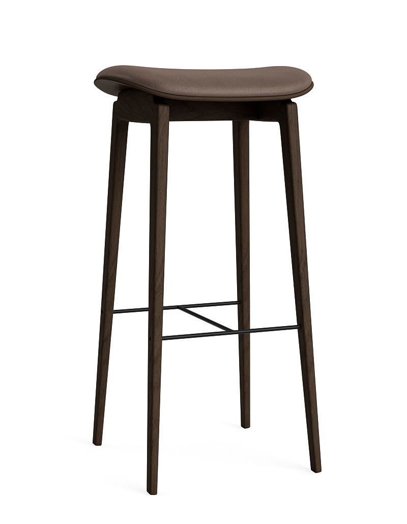NY11 Barhocker, höhe 65 cm, eiche geräuchert / dunes dark brown 21001