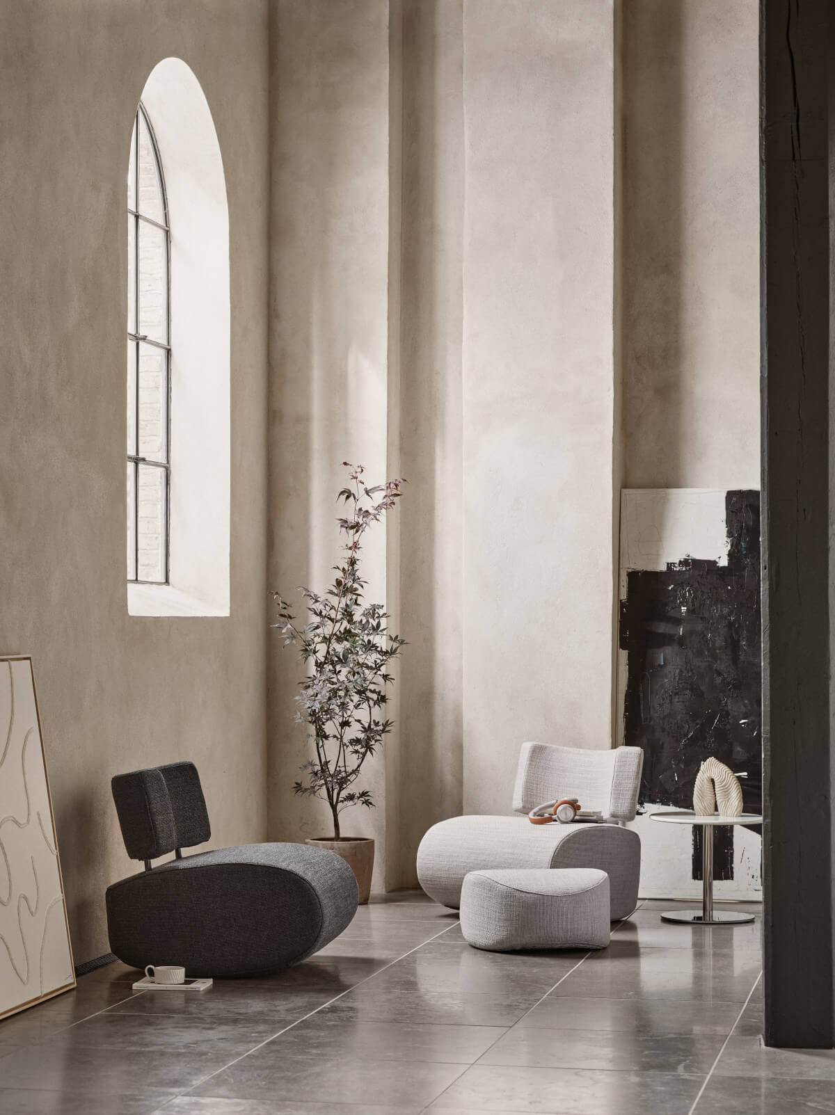 Softline Apollo Sessel mit modernem Design, bequemer Polsterung, ideal für Wohnzimmer und Loungebereiche