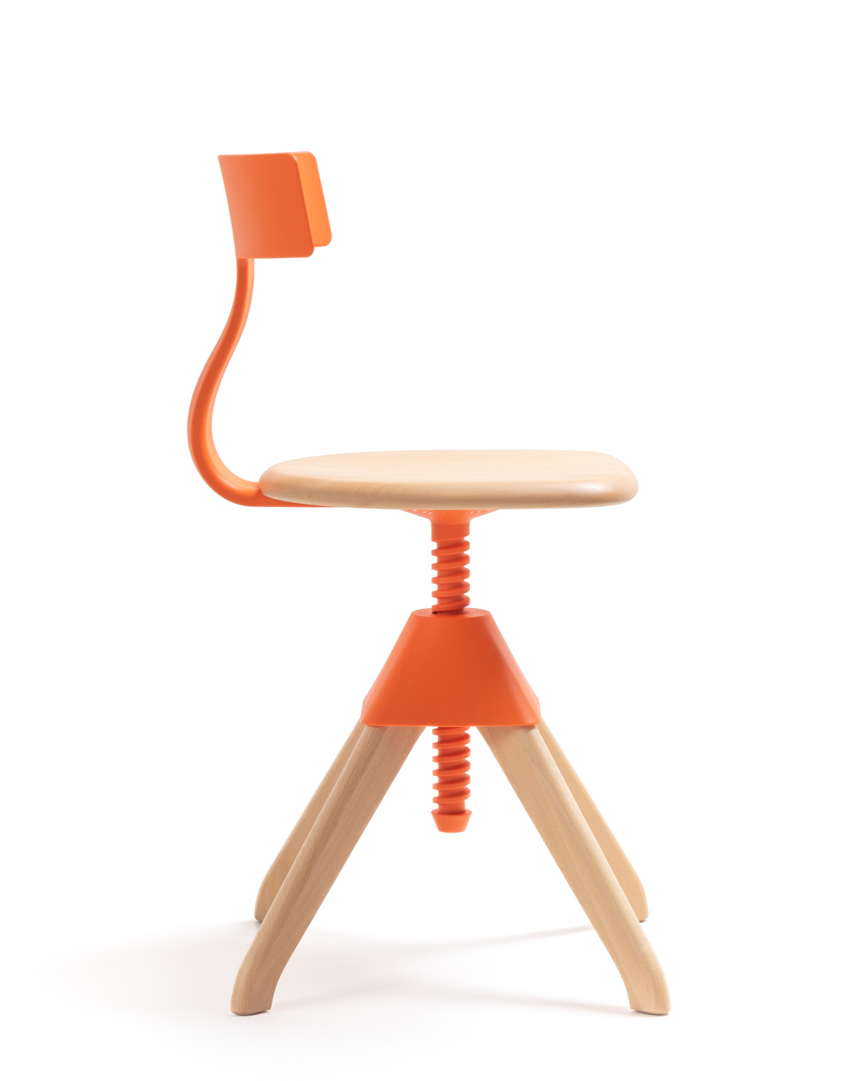 Magis Tuffy The Wild Bunch Stuhl orange, moderner Stuhl, robust, leicht, ergonomisch, italienisches Design