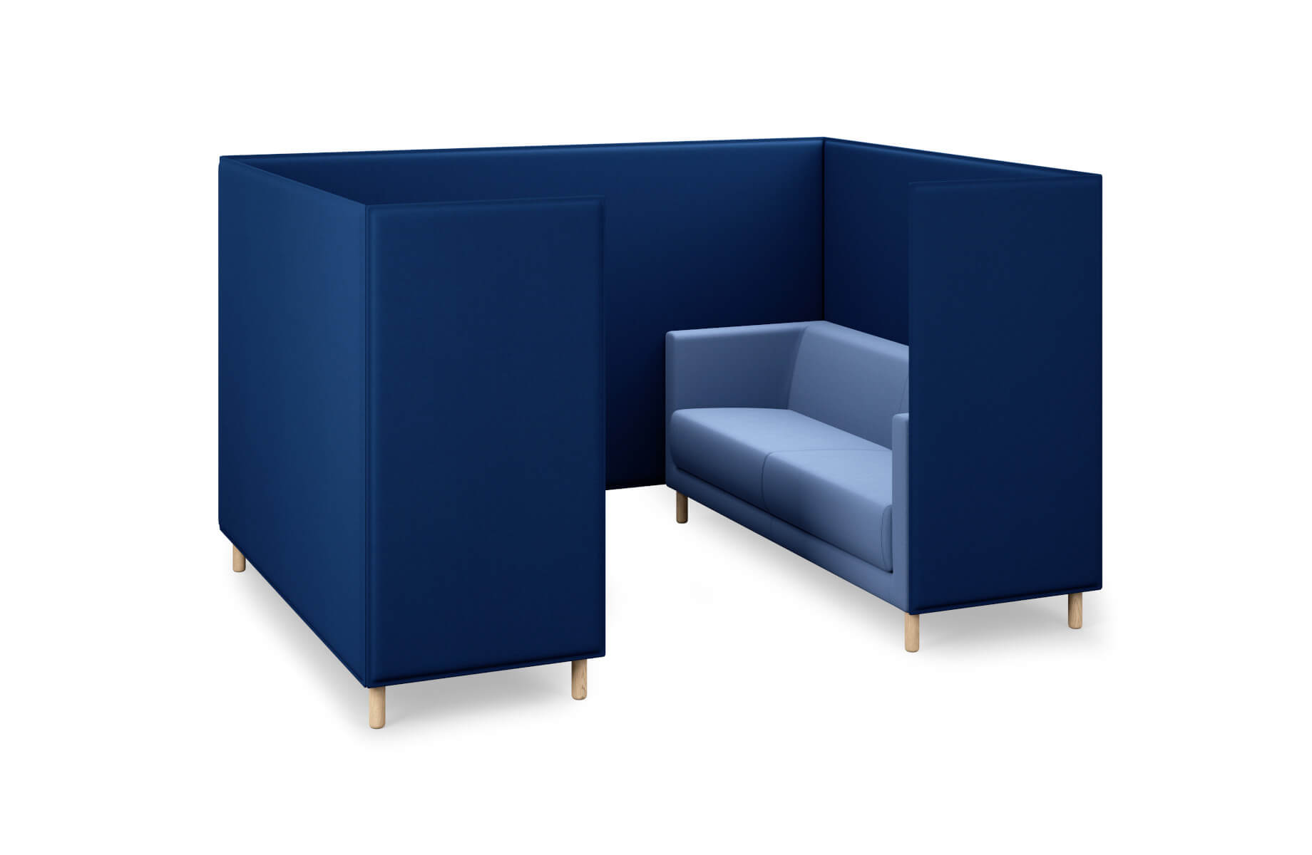 Moderner Meetingpoint Profim Vancouver Lite für offene Bürokonzepte, Besprechungen und Austausch