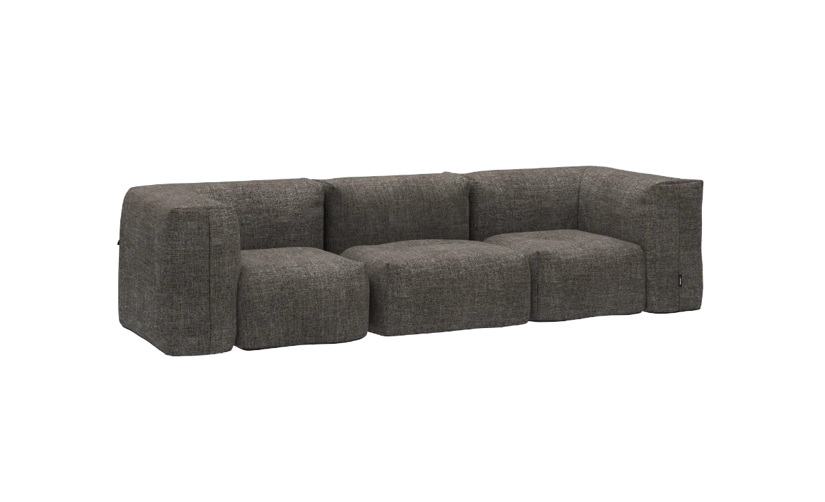 Soft Sofa 3-Sitzer, kirra noir