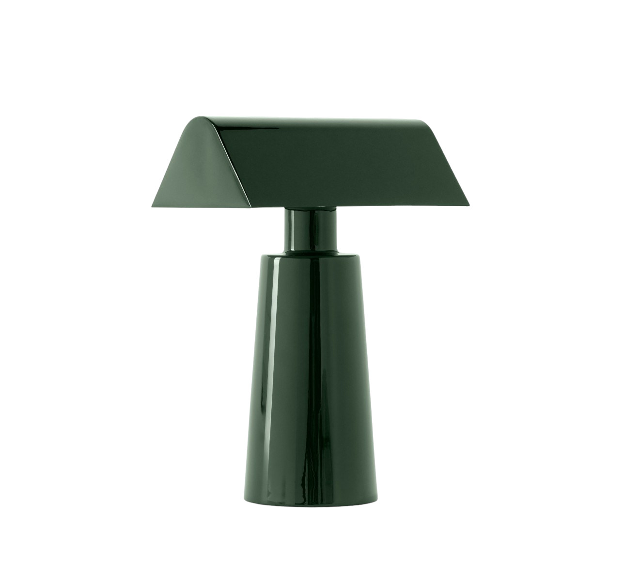 &Tradition Caret MF1 LED Tischleuchte in Forest, moderne Akku-Leuchte, dimmbar, kabellos, mit stilvollem skandinavischem Design