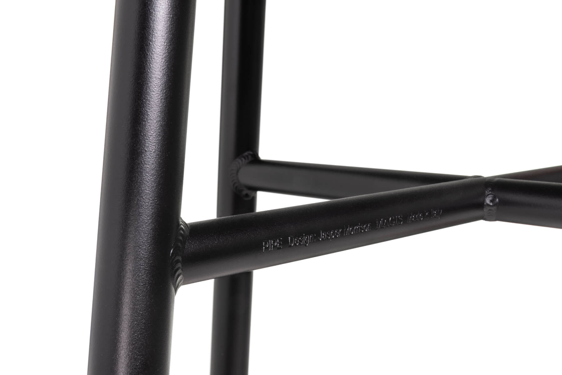 Magis Pipe Barhocker, italienisches Design, ergonomischer Sitz, modernes langlebiges Design