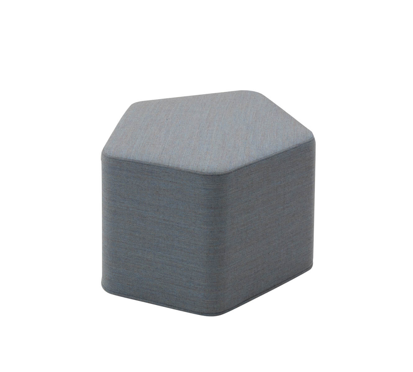 Softline Lake Hocker, moderner gepolsterter Designhocker für Wohnzimmer, vielseitiger Sitz- und Beistellhocker