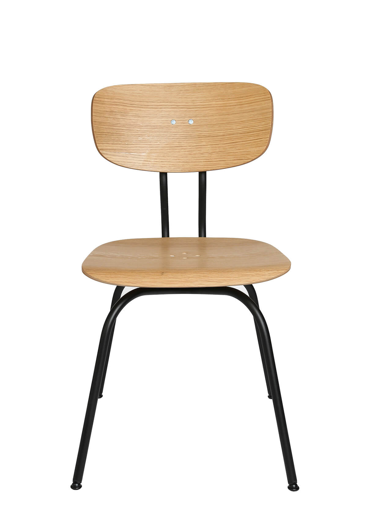 Designstuhl W-1970 aus Eiche, geölt, Massivholz, ergonomische Form, stabil und langlebig für Esszimmer & Wohnbereich