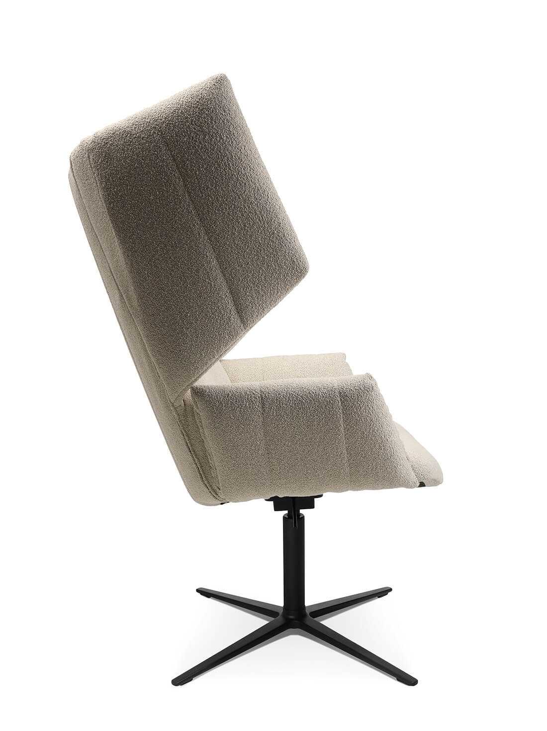 Zeitgemäßer Loungesessel mit ergonomischer Formgebung und hochwertiger Verarbeitung für entspannte Sitzbereich