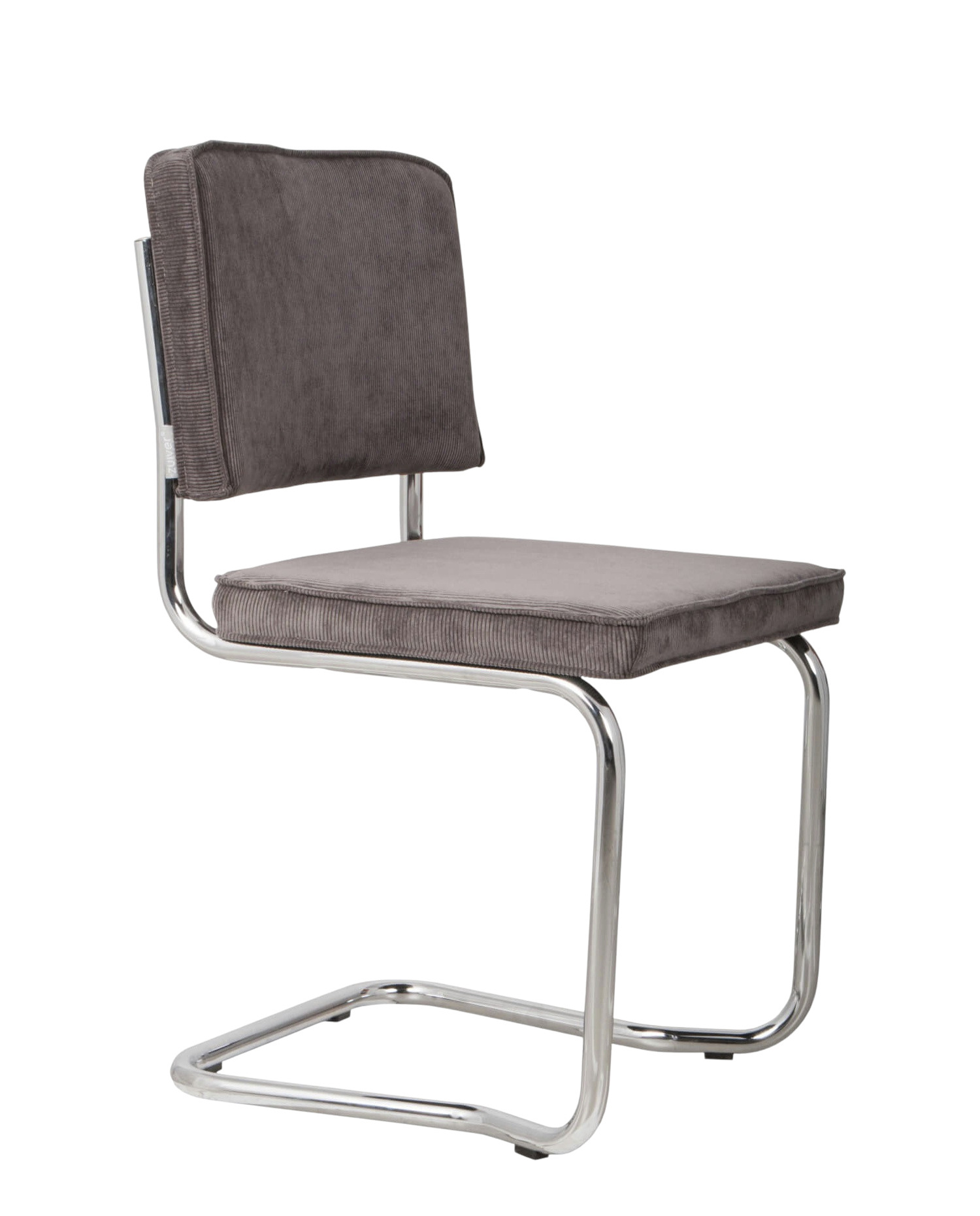 Zuiver Ridge Kink Rib Stuhl – grauer Designerstuhl mit Rillenstruktur für modernes Interior Zuiver Ridge Kink Rib Stuhl in Grau – moderner Designstuhl mit einzigartiger Rillenstruktur für stilvolle Esszimmer und Büros
