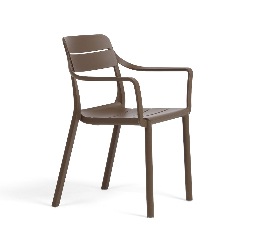 Nardi Cassia Armlehnstuhl, italenisches Design, tabacco, ergonomisch, langlebig, funktional