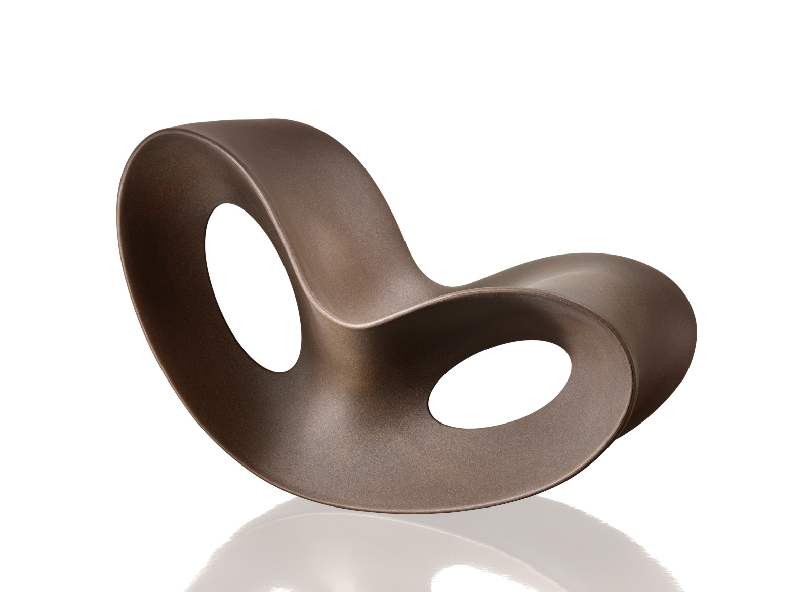 Magis Voido Schaukelstuhl rostbraun – moderner Design-Stuhl Magis Voido Schaukelstuhl rostbraun, moderner Design-Stuhl, ergonomisch, komfortabel, italienisches Design