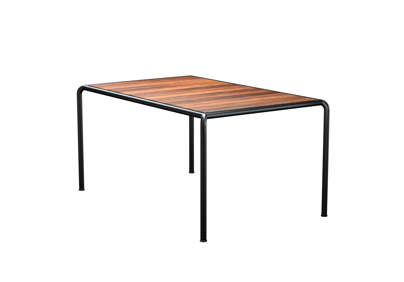 Avanti Gartentisch, 153 x 98 cm, schwarz / thermo ash