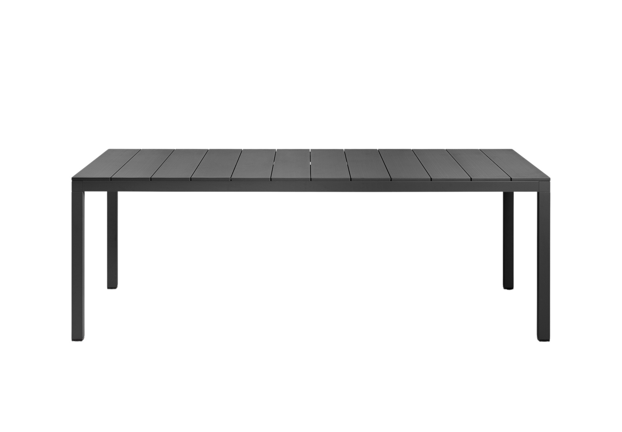 Nardi Rio Alu Fix Gartentisch 210 cm – anthrazit, wetterfest Nardi Rio Alu Fix Gartentisch 210 cm, anthrazit, wetterfest, stabil, leicht, modernes italienisches Outdoor-Design
