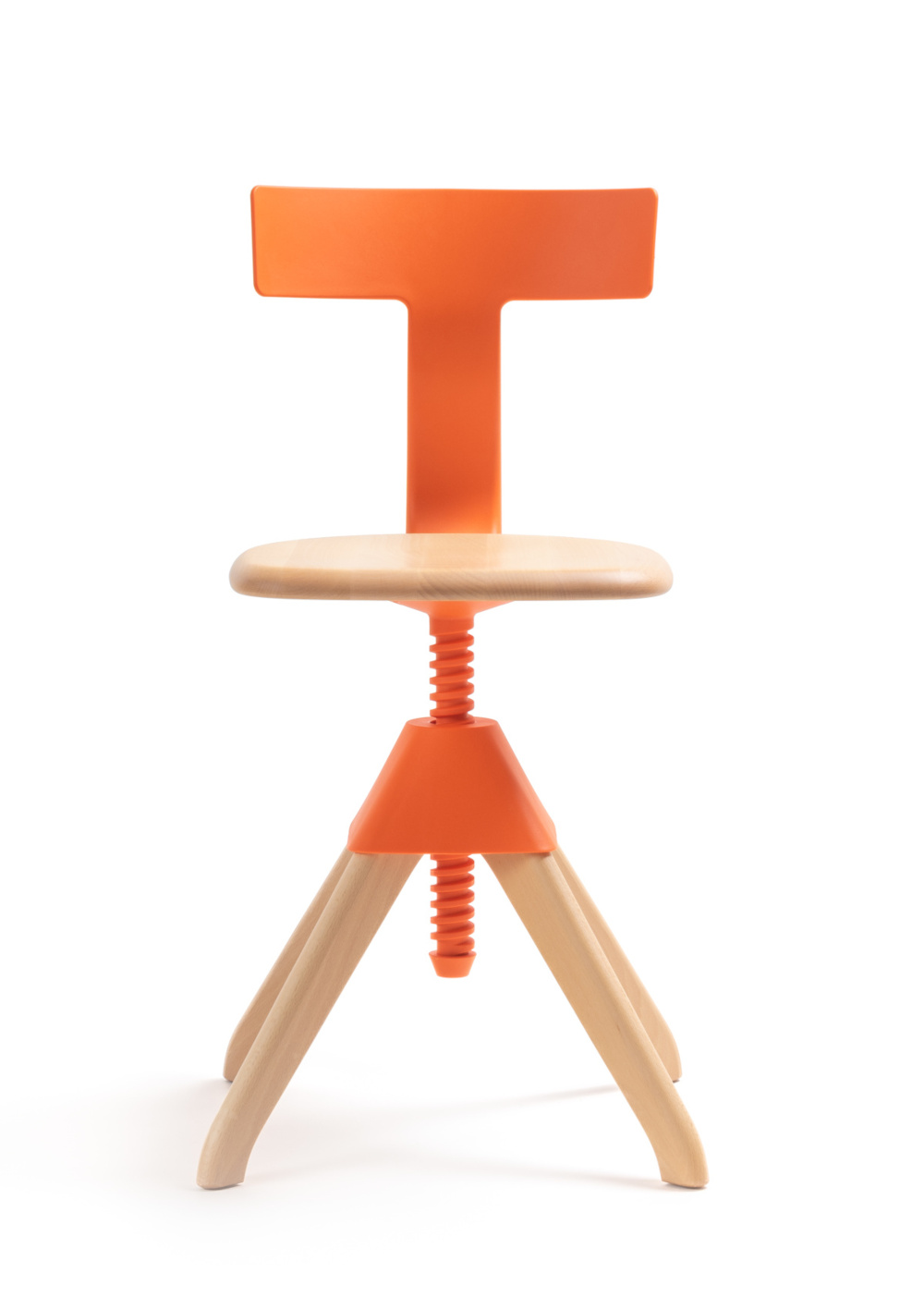 Magis Tuffy The Wild Bunch Stuhl orange, ergonomisch, farbenfroh, leicht, modernes Design aus Italien