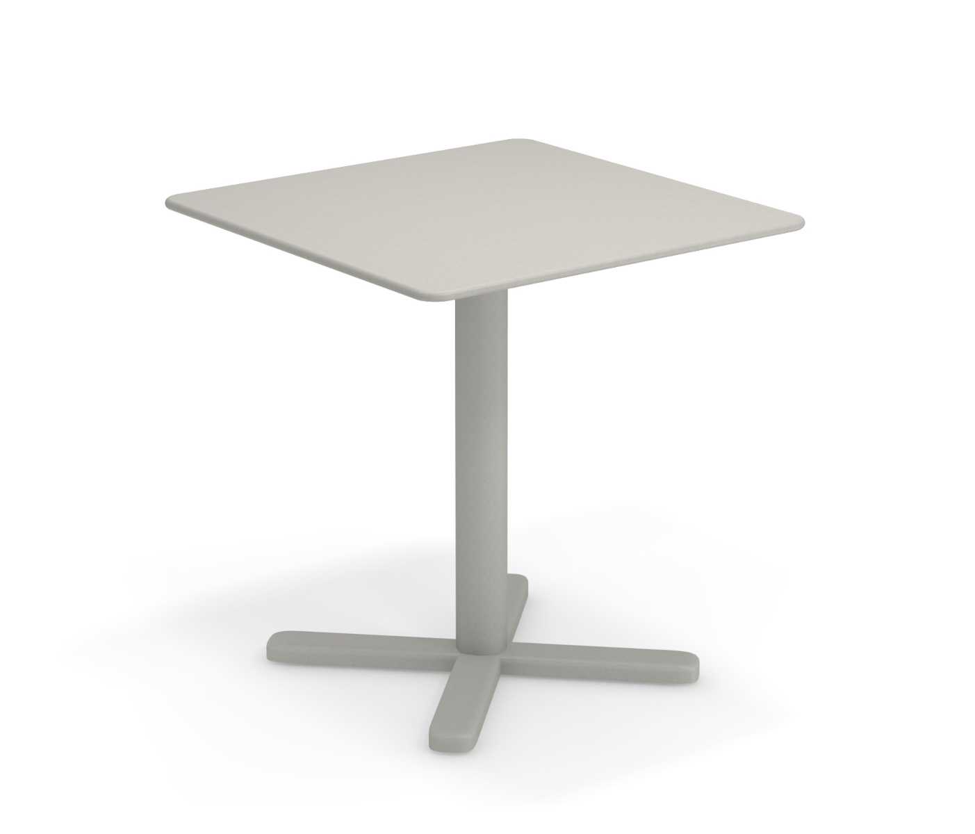 Darwin Tisch, 70 x 70 cm, graugrün