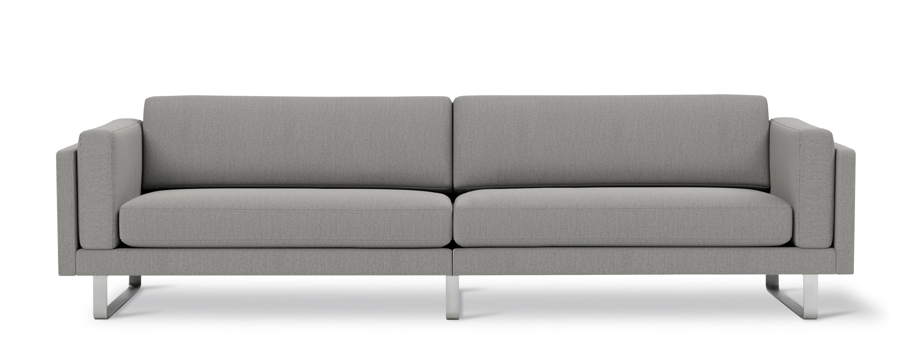 EJ280 Sofa 4-Sitzer, brushed chrom / re-wool 198