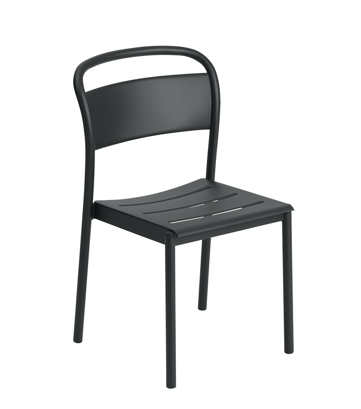 Linear Steel Gartenstuhl, anthrazit black