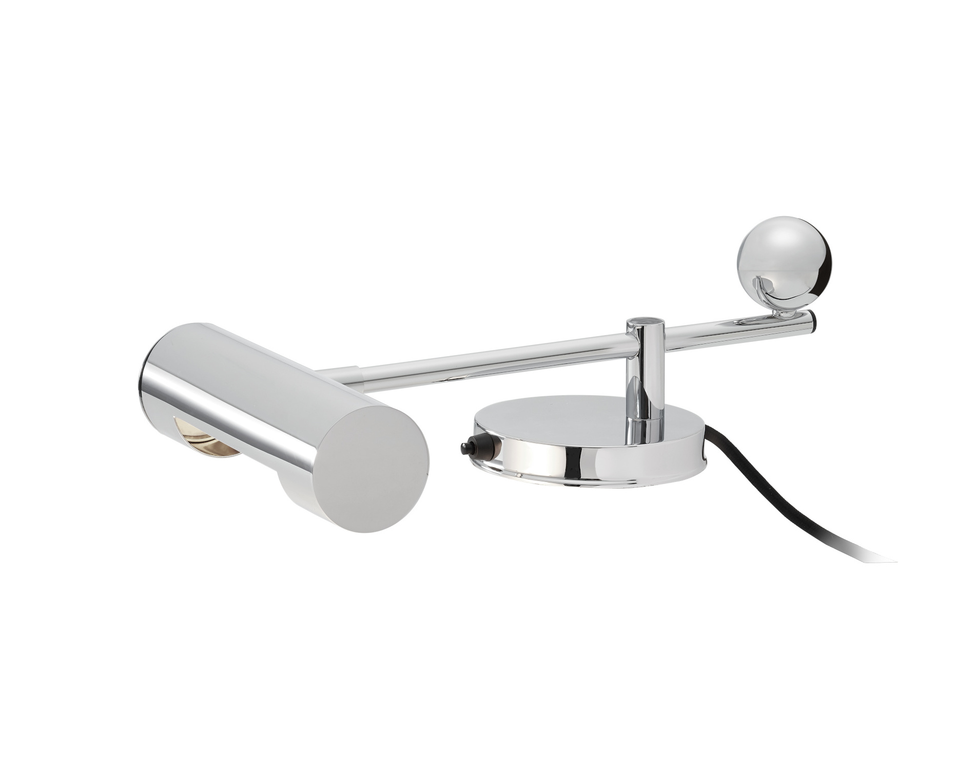 Tecnolumen De Stijl DS 28 Klavierleuchte in Chrom, Bauhaus Designklassiker, verstellbar, hochwertige Verarbeitung für Klavier