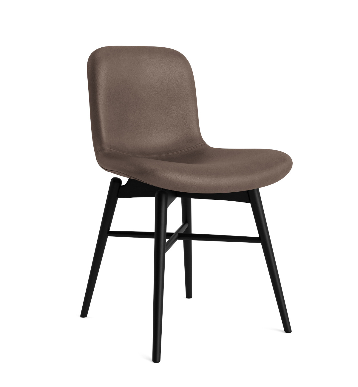 Langue Chair Wood, eiche schwarz / dunes dark brown 21001