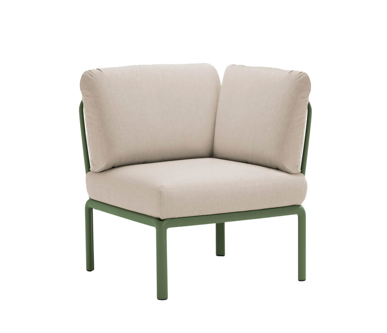 Nardi Komodo Modulsofa Eckelement, agave/tech panama, wetterfest, komfortabel, italienisches Outdoor-Design