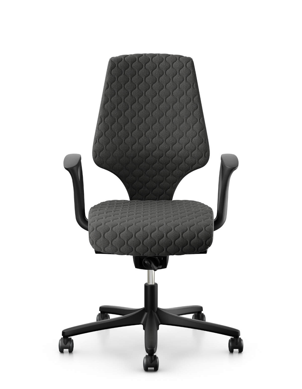 Bürostuhl Giroflex 64-3578-QUI mit Stoff Synergy Quilt Hourglass, ergonomisch, höhenverstellbar