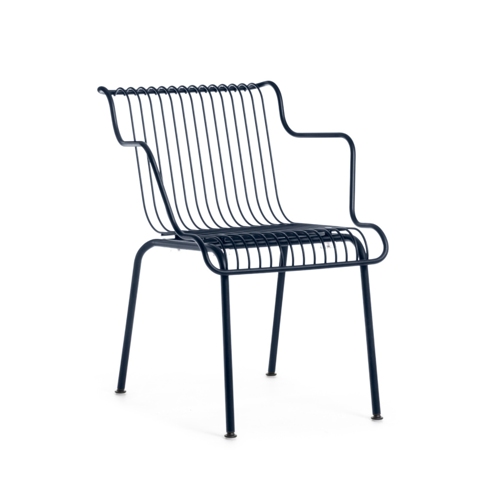 Magis South Armlehnstuhl night blue, moderner Armlehnstuhl, ergonomisch, komfortabel, italienisches Design