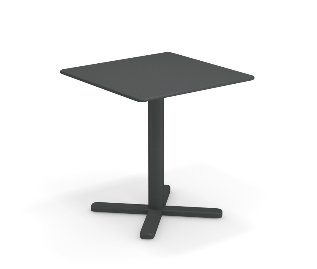 Darwin Tisch, 70 x 70 cm, antikeisen