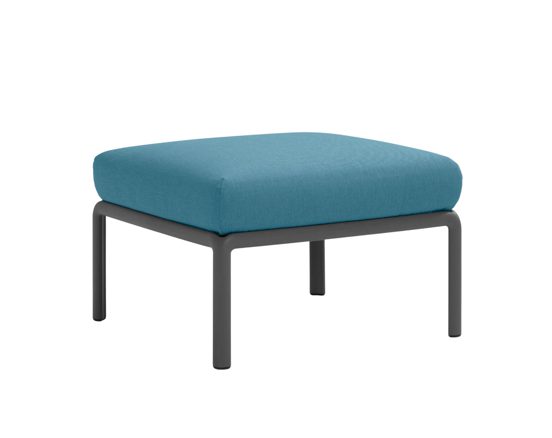 Nardi Komodo Pouf anthrazit, Outdoor-Hocker, wetterfest, langlebig, modernes italienisches Design