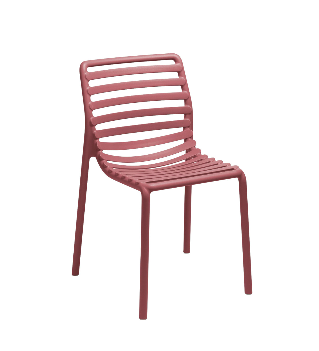 Nardi Doga Gartenstuhl marsala, italienisches Design, wetterfest, leicht, stapelbar, langlebig, Outdoor-Stuhl