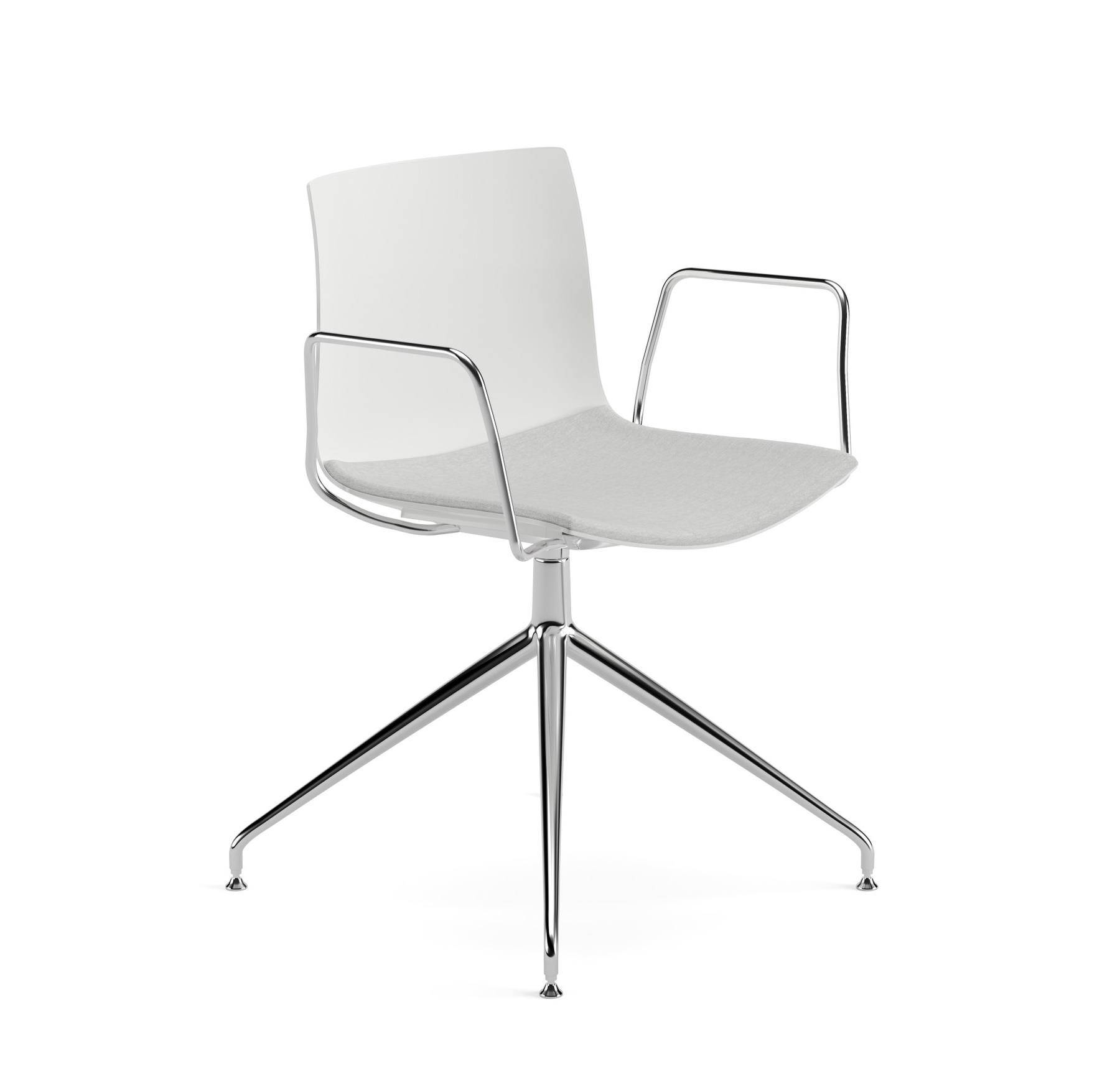 Catifa 46 Armlehnstuhl, kunststoff mit polstersitz #0279