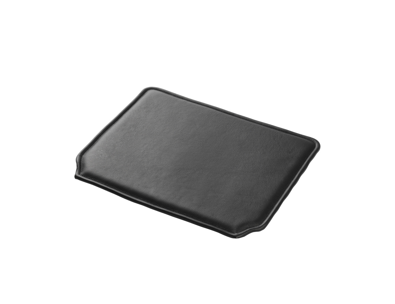 FDB Møbler R5 Nøje Sitzkissen, leder schwarz, ergonomisch, langlebig, nordisches Design, funktional