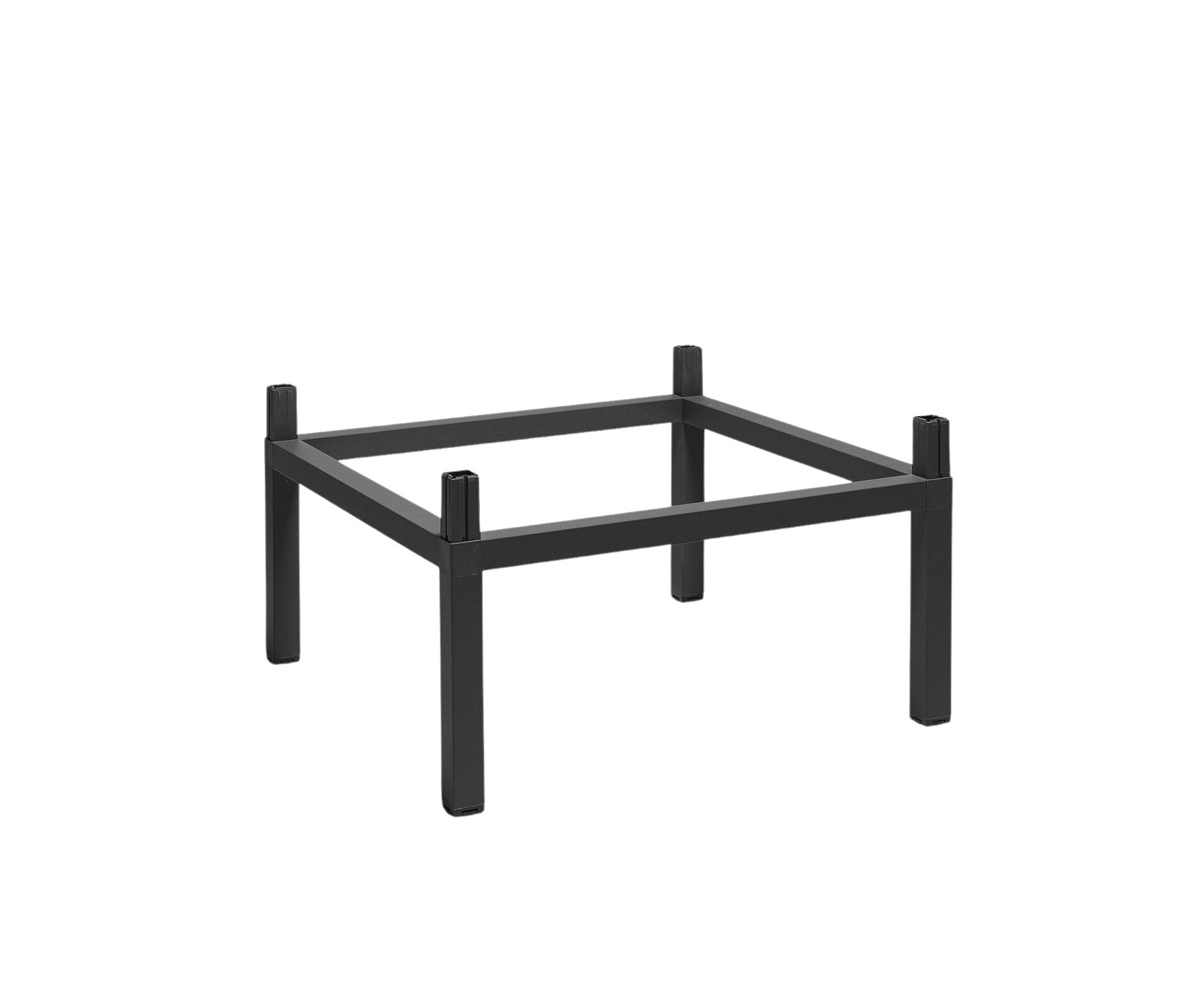 Nardi Cube Untergestell 70x70 cm, anthrazit, wetterfestes Outdoor-Gestell, langlebig, modernes italienisches Design