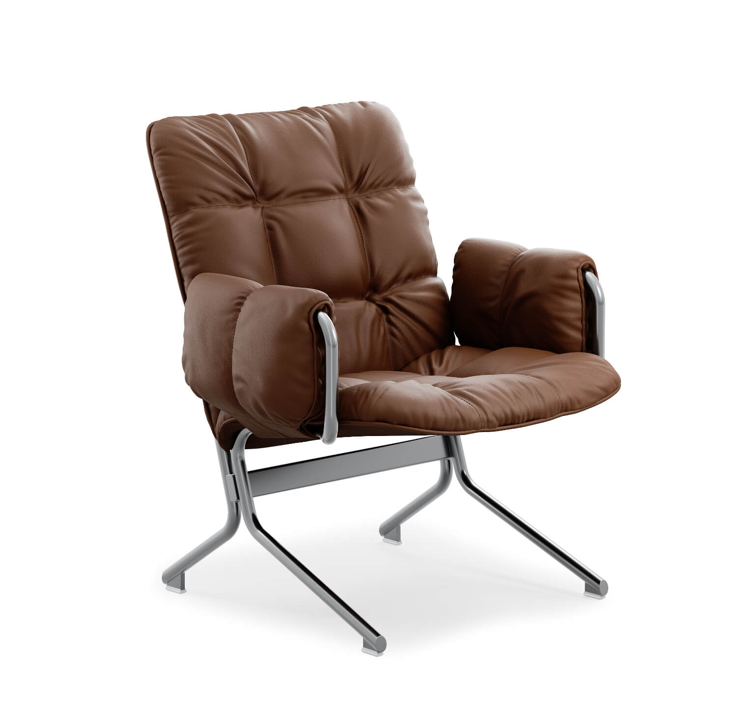 Snap 21H Loungesessel mit gepolsterten Armlehnen