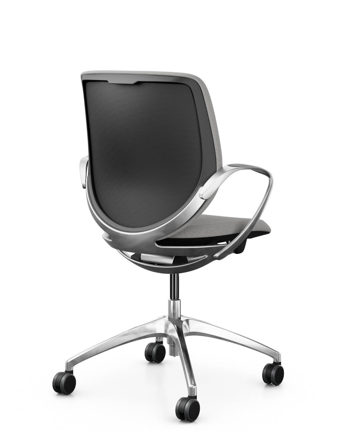 Giroflex 313-4518 Konferenzstuhl ergonomisch mit gepolsterter Rückenlehne, ideal für lange Meetings und Gespräche