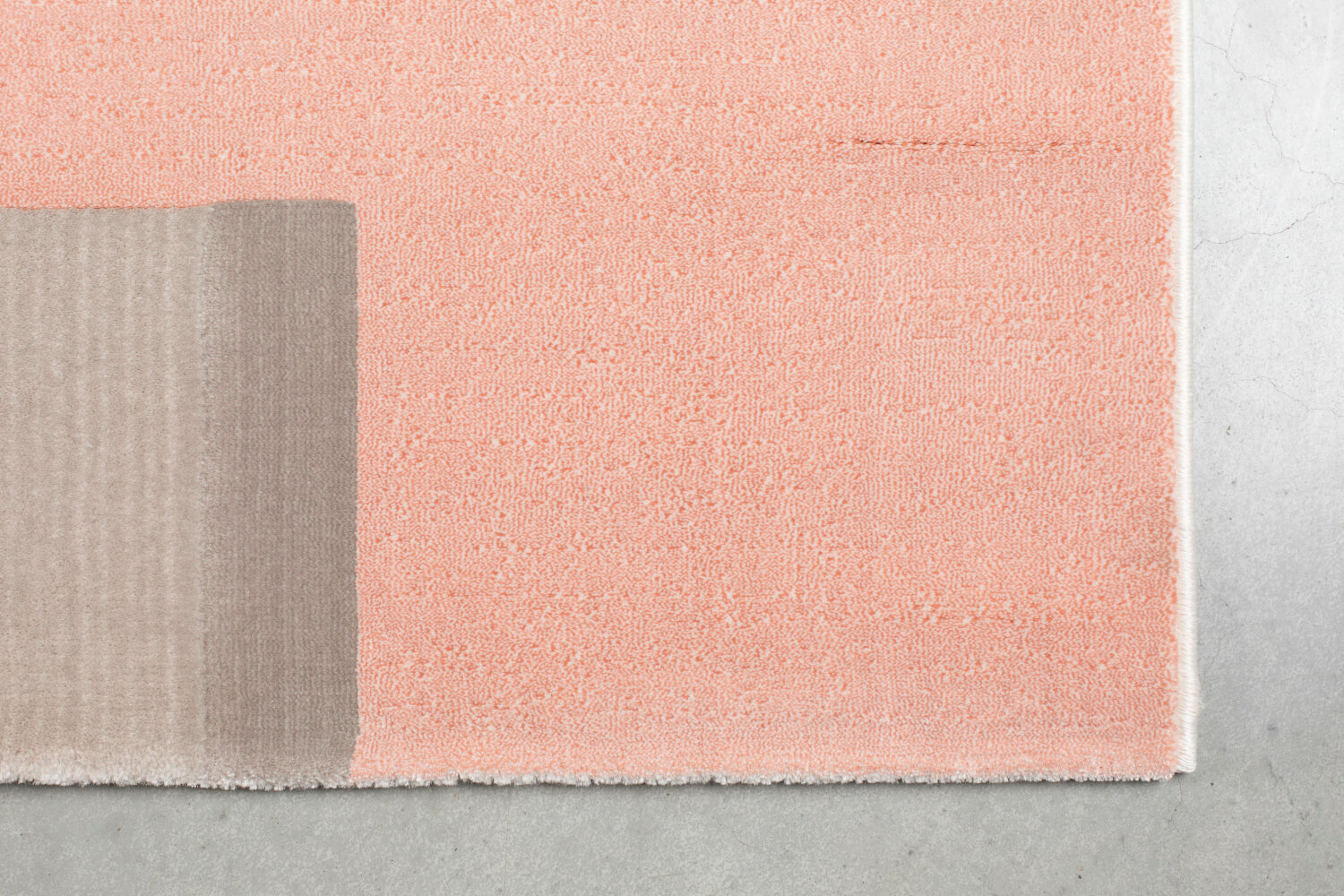 Hilton Teppich, 200 x 290 cm, grau / pink