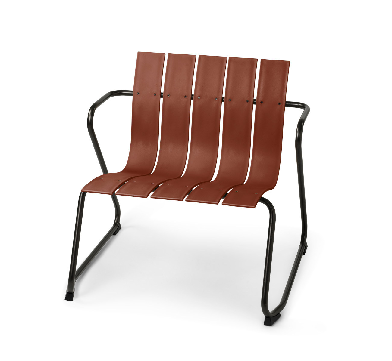 Ocean Lounge Chair, burnt red