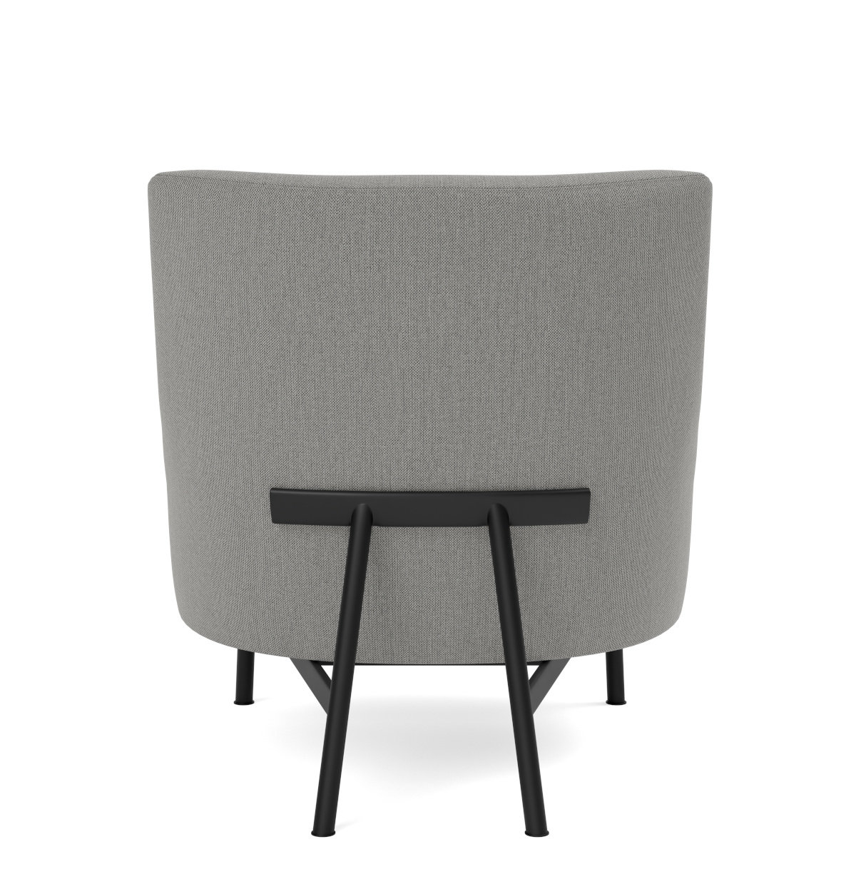 A-Chair Metal Base, schwarz / re-wool 358