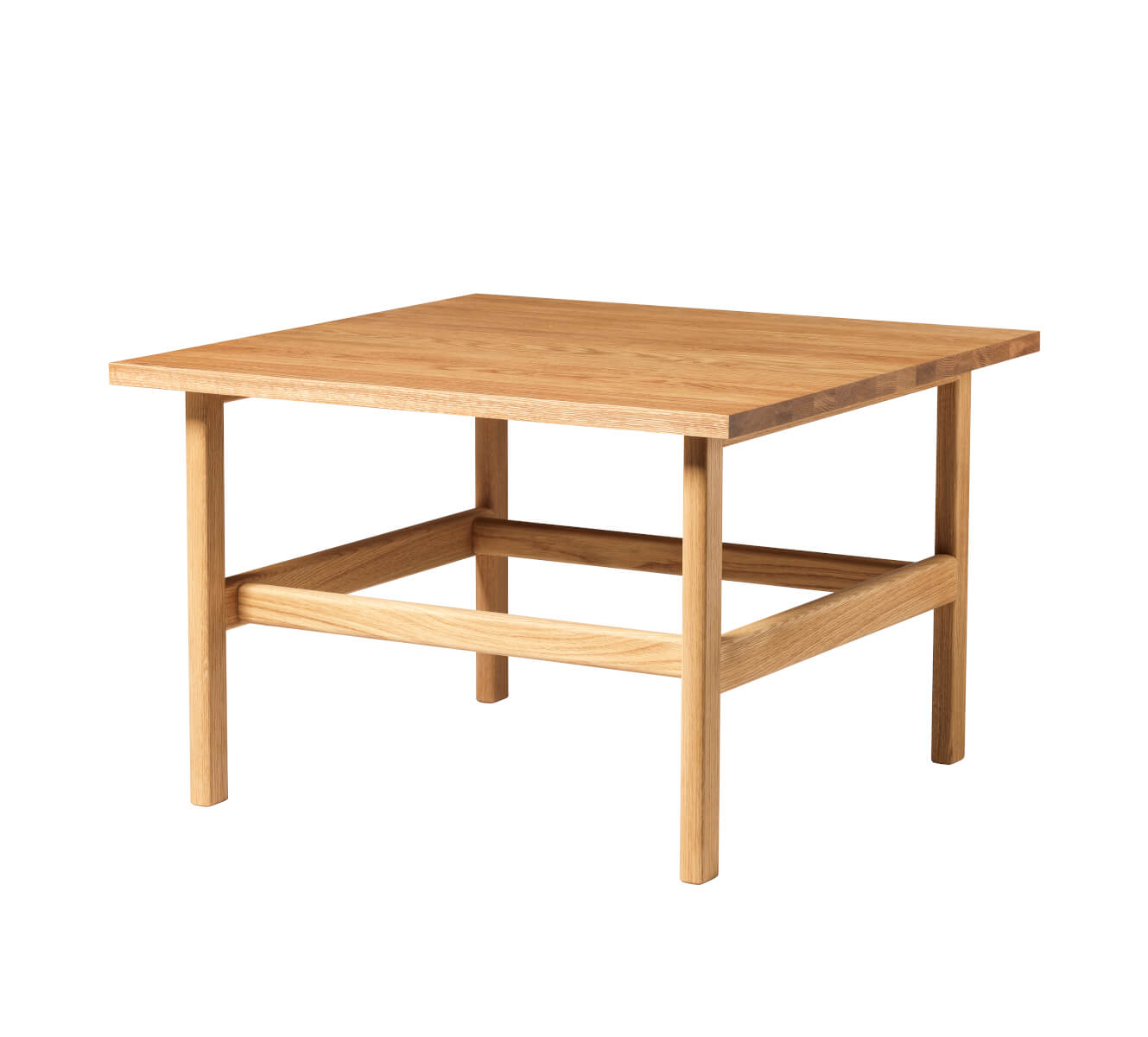 FDB Møbler D33 Couchtisch aus geölter Eiche, 80x80 cm, nordisches Design, langlebig, FSC-zertifiziert