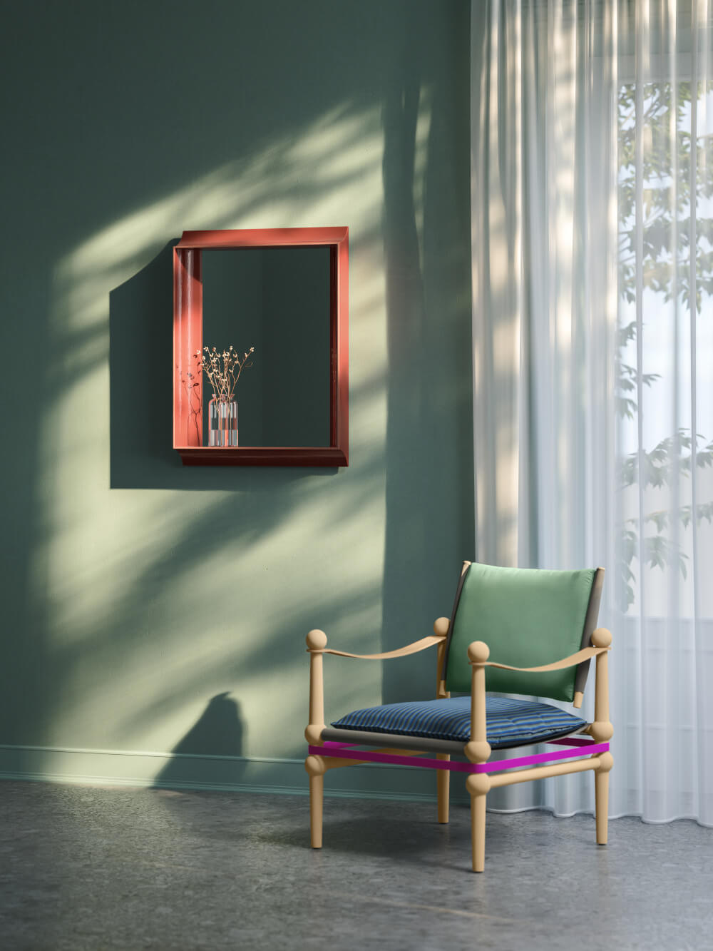 Magis Twain Sessel im modernen Wohnzimmer, komfortabel, elegant und hochwertig – italienisches Design von Magis