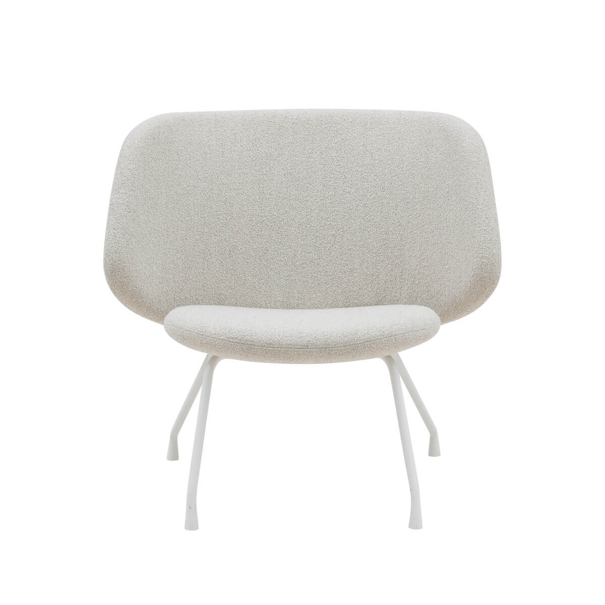 Softline Evy Sessel mit weicher Polsterung, moderner Lounge-Sessel im skandinavischen Design für Wohn- und Loungebereiche