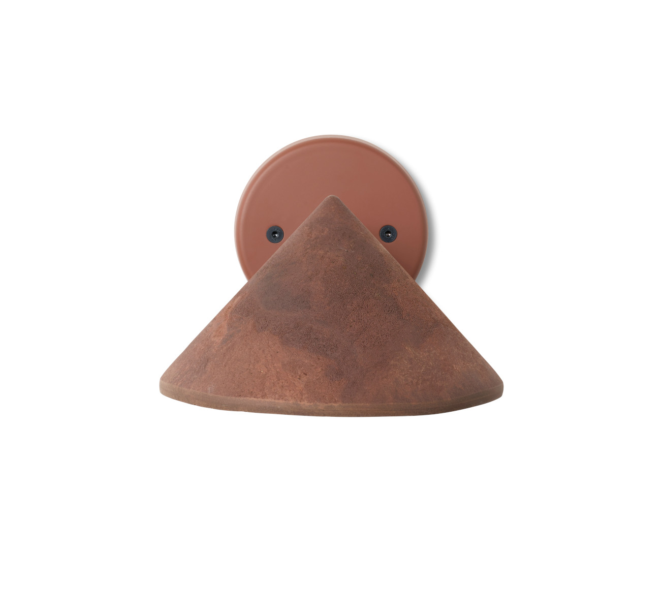Terra Wandleuchte, coffee waste rust red