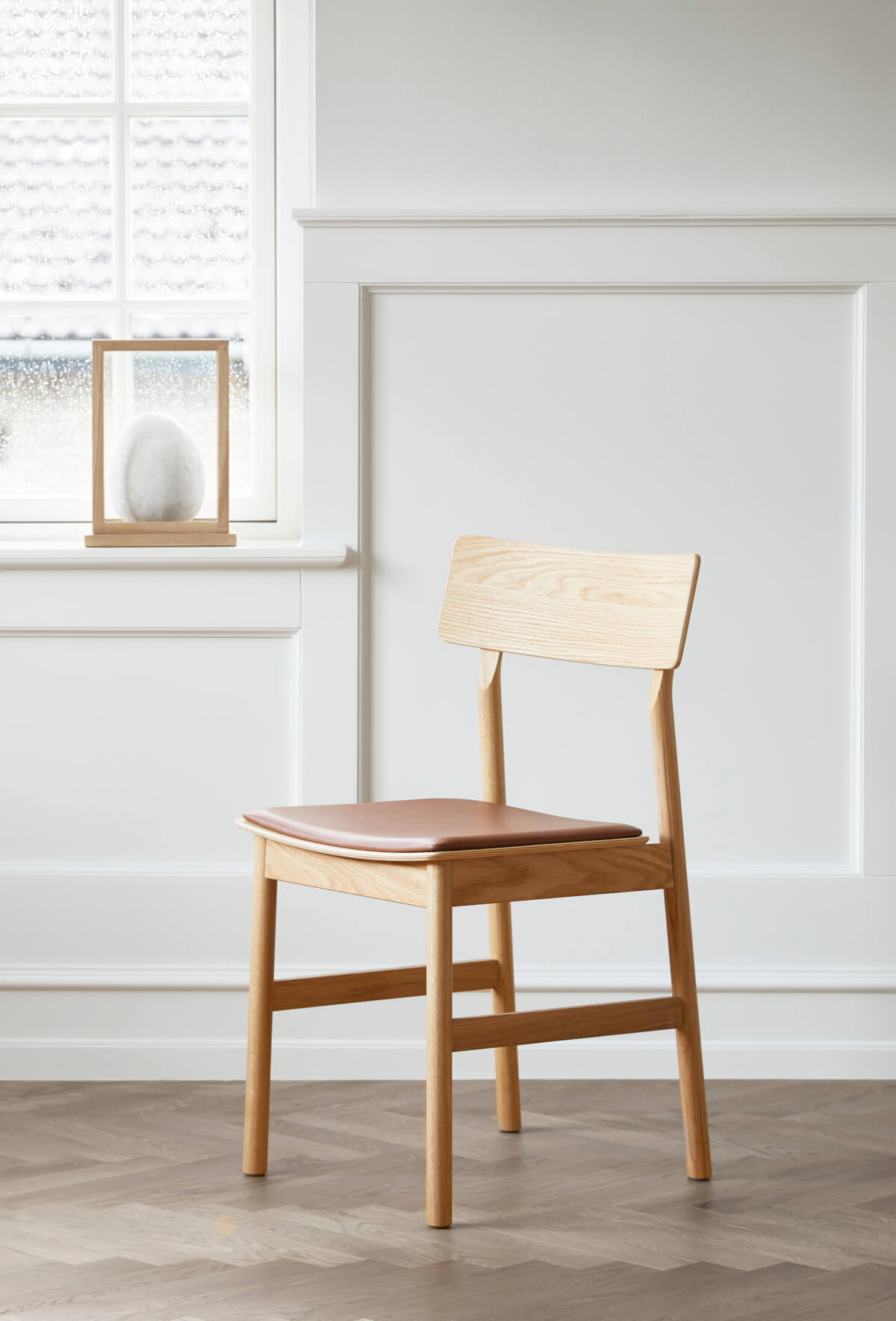 Pause Dining Stuhl 2.0, eiche weiß pigmentiert