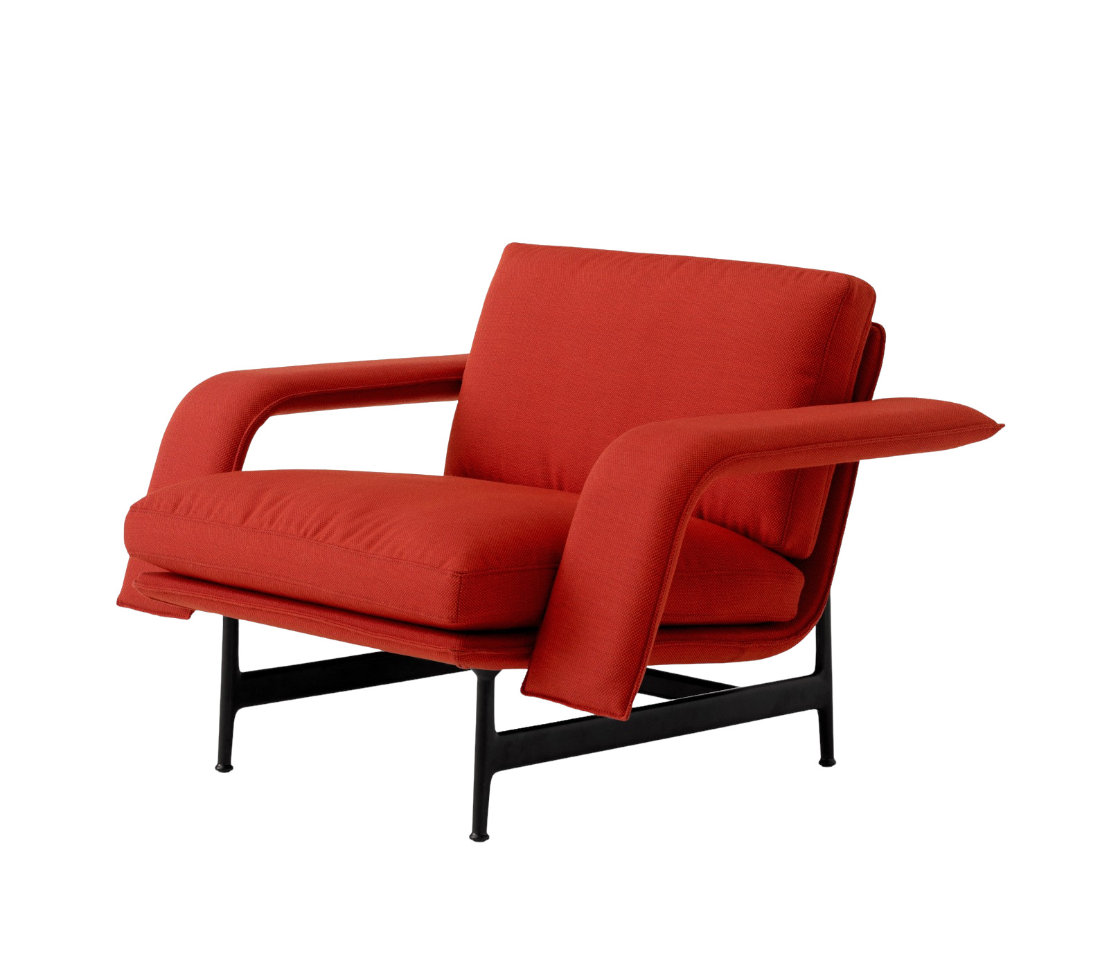 Meantime AV29 Lounge Chair, schwarz / fiord 0571