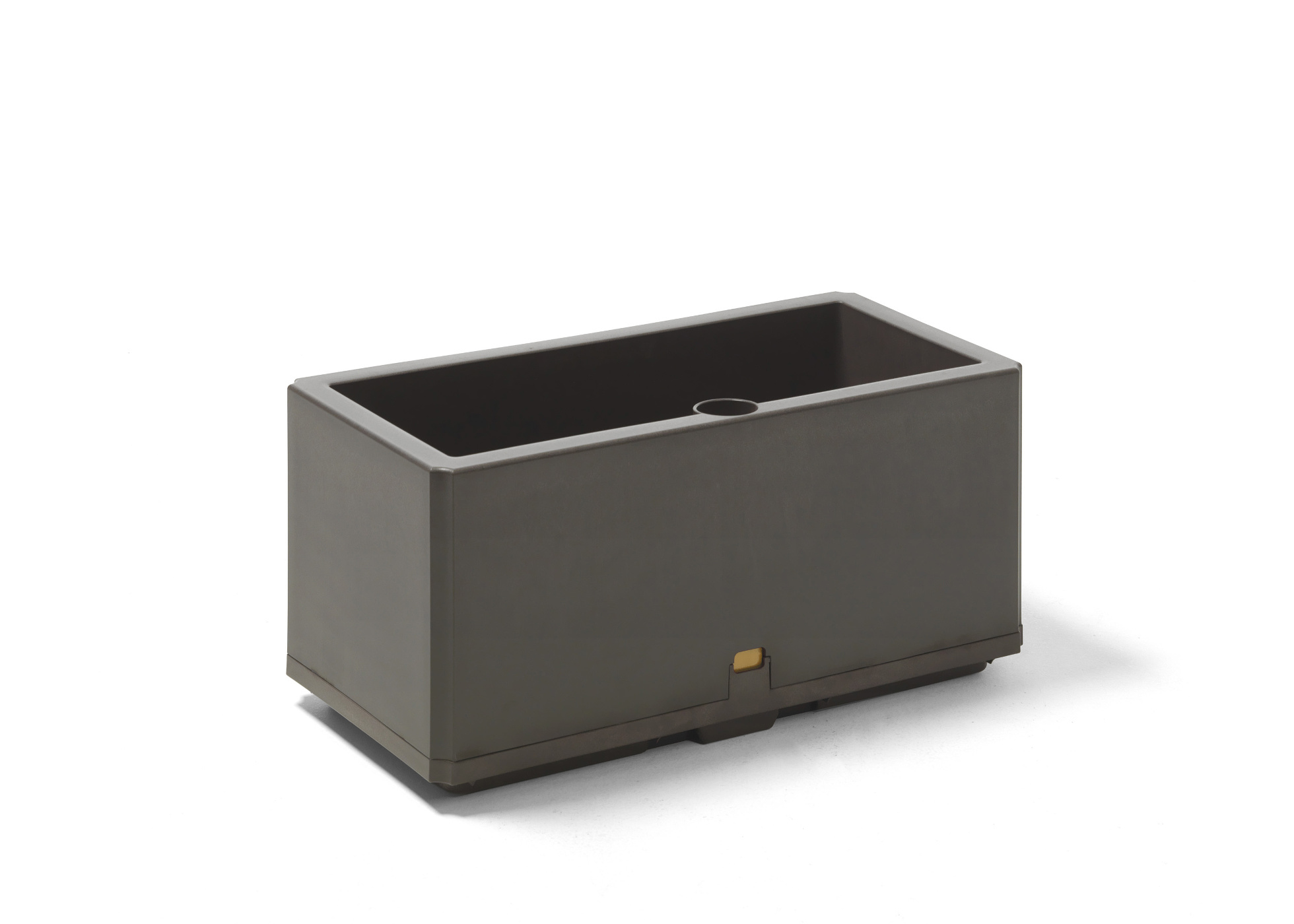 Nardi Sipario Vaso terra – wetterfester Outdoor-Blumenkübel Nardi Sipario Vaso Blumenkübel terra, wetterfest, leicht, recycelbar, modernes italienisches Design für Outdoor