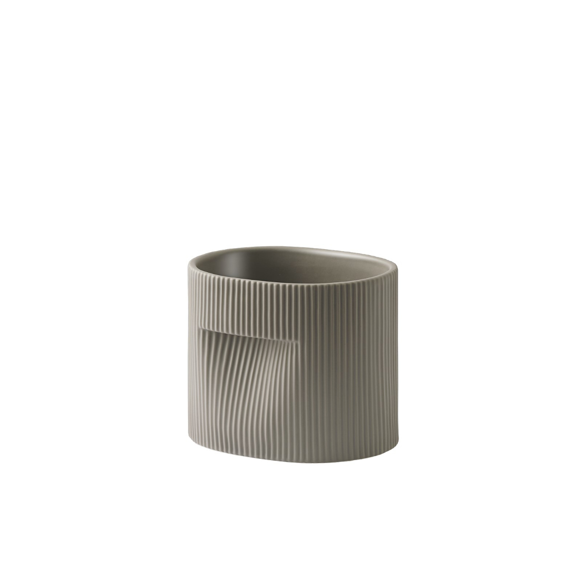 Ridge Pflanzentopf, höhe 15 cm, taupe Ridge Pflanzentopf, höhe 15 cm, taupe