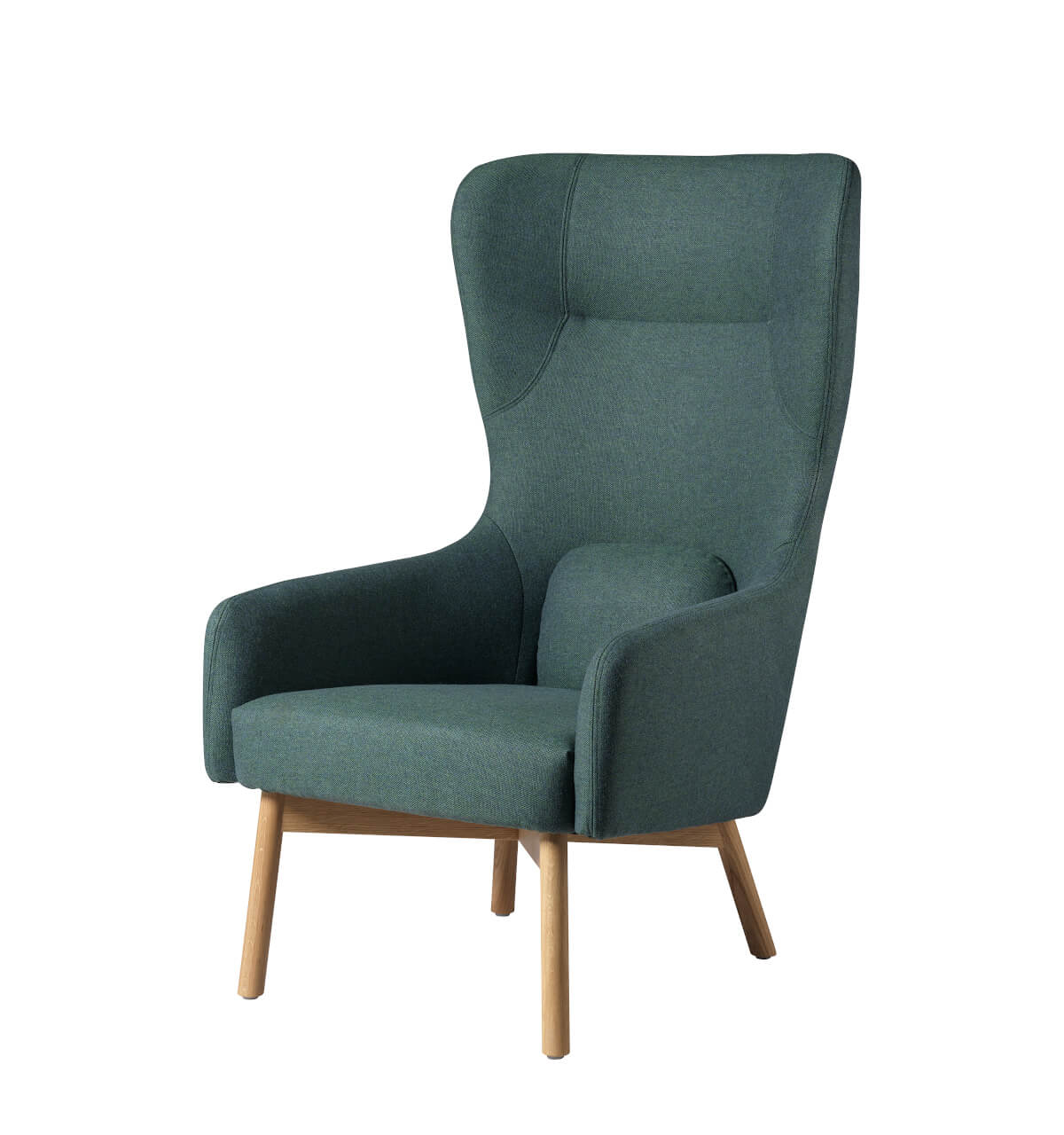 FDB Møbler L35 Gesja – ergonomischer Design-Sessel FDB Møbler L35 Gesja Sessel, FSC®-Holz Eiche natur, grün, ergonomisch, nachhaltig, funktional