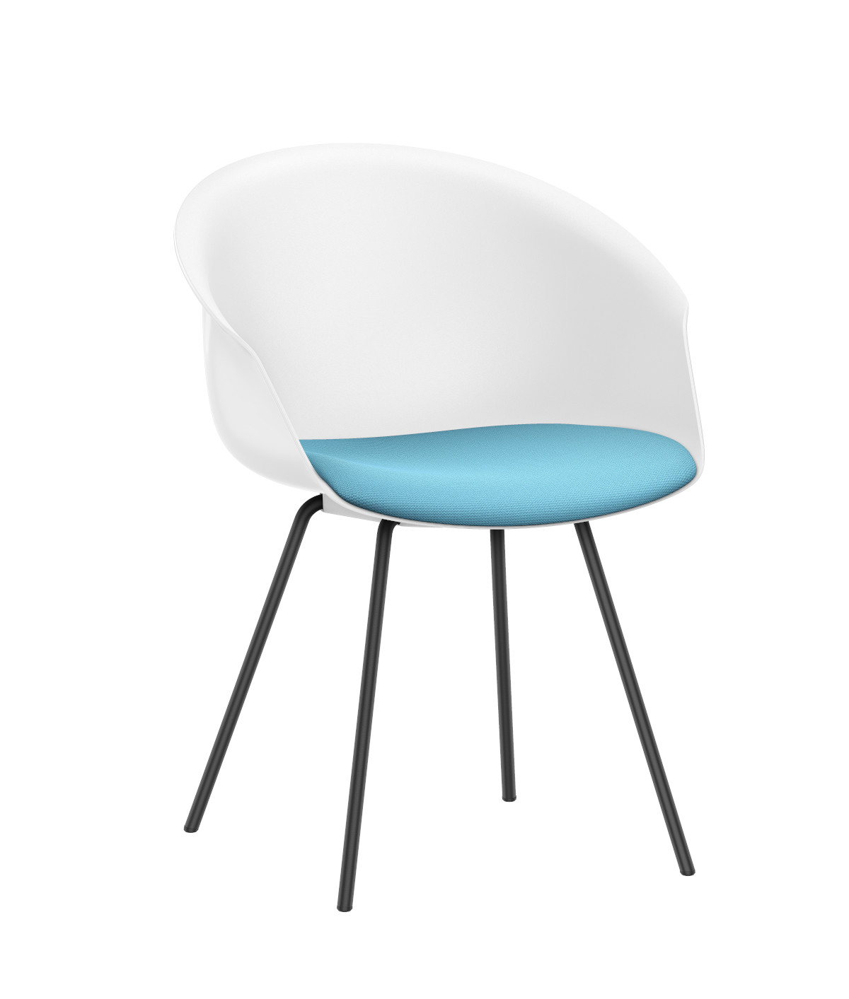 Interstuhl SHUFFLEis1 SU372 Clubsessel, moderner Lounge-Sessel mit Komfortpolsterung und elegantem Design für Wartebereiche