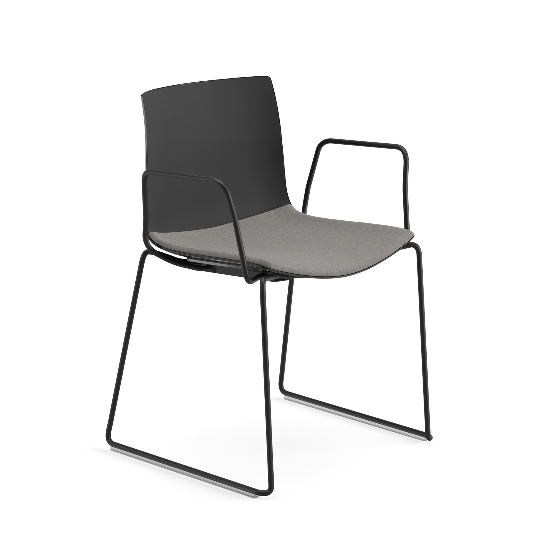 Catifa 46 Armlehnstuhl, kunststoff mit polstersitz #0452