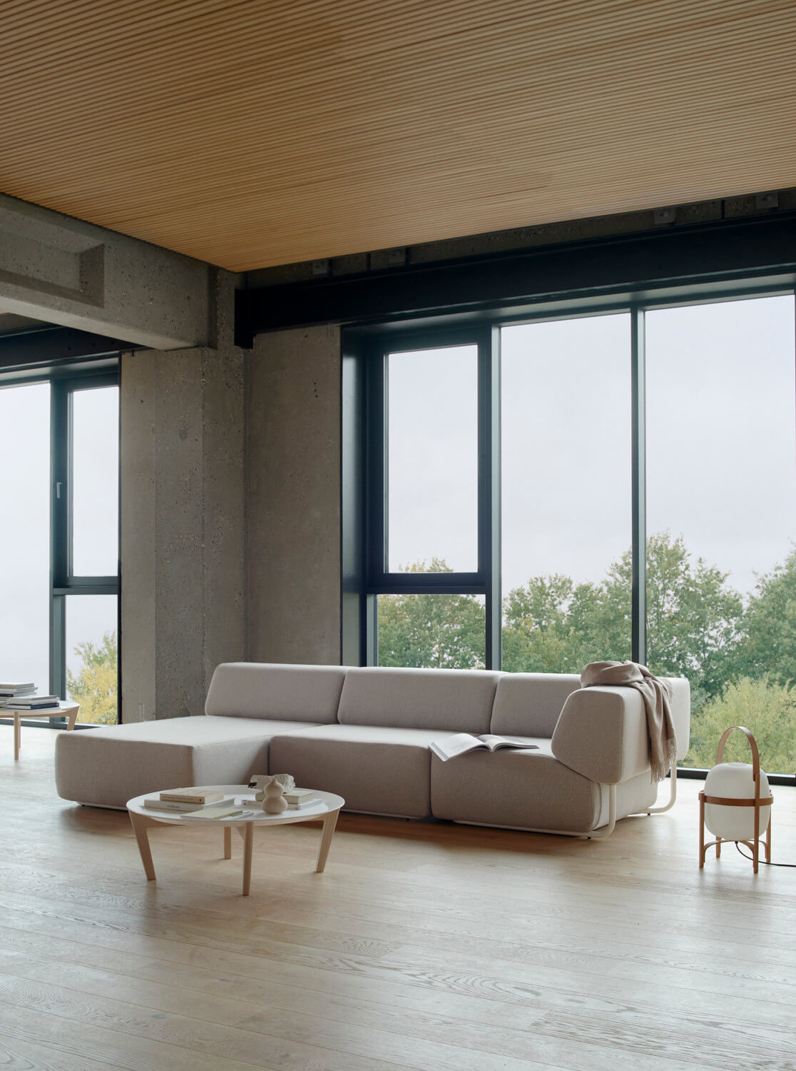 Modulares Softline Noa Sofa mit modernem Design und flexiblem Sitzsystem für Wohnzimmer