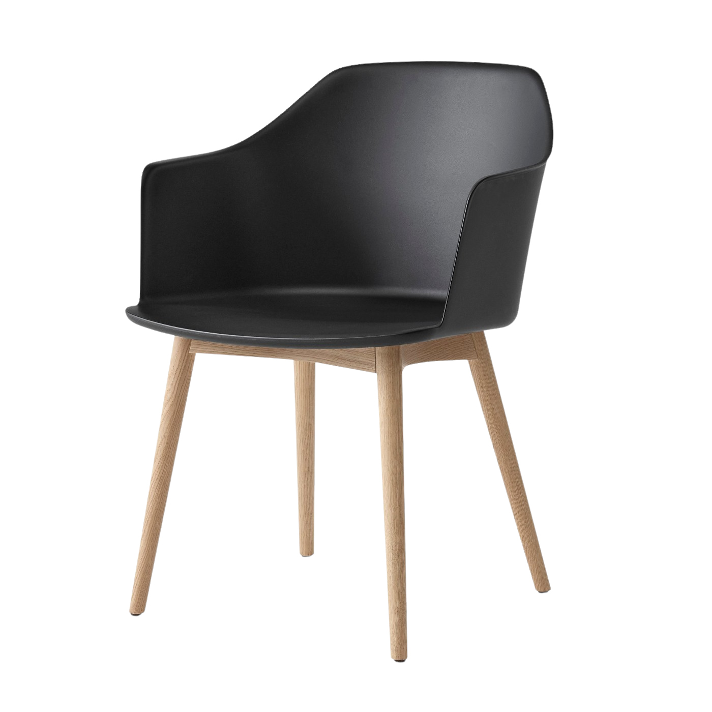 Rely HW76 Armlehnstuhl, eiche natur / schwarz