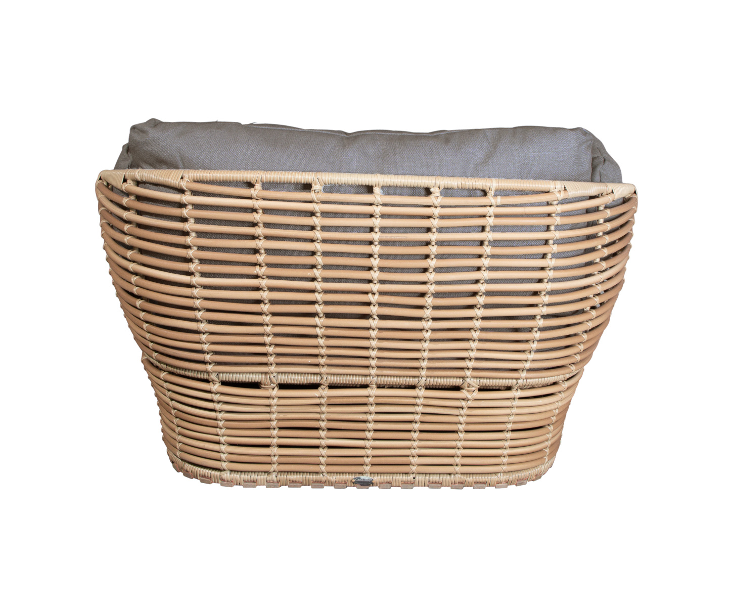 Basket Loungesessel, natur / taupe